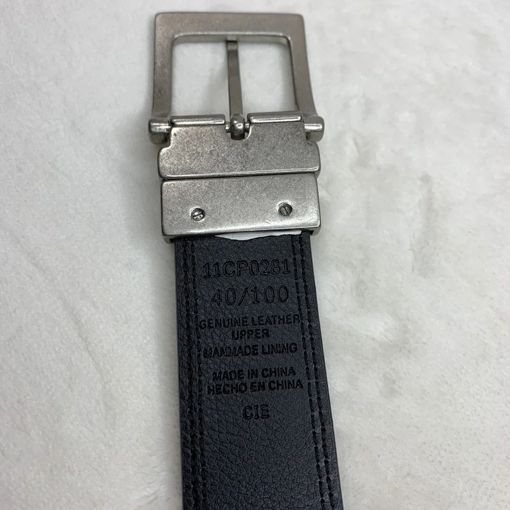 Columbia‎ Sportswear Men's Brown Genuine Leather Belt Size L 40/100 Adjustable